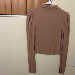 Shinestar Women's Brown Long Sleeve Blouse